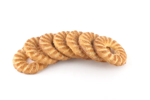 Cookie sugar at shape ring — Stock Photo, Image