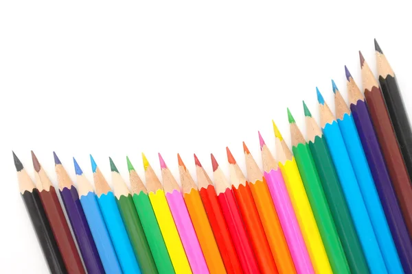 Абстрактний фон, кольорові олівці — стокове фото