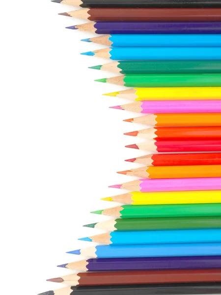 Abstract background, color pencils — Stock Photo, Image