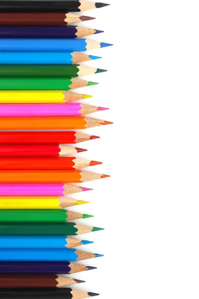 Abstract background, color pencils — Stock Photo, Image