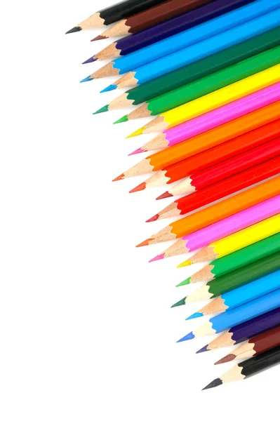 抽象的な背景が、色の鉛筆 — ストック写真