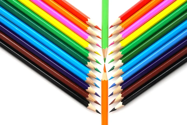 色鉛筆で抽象的な背景を — ストック写真