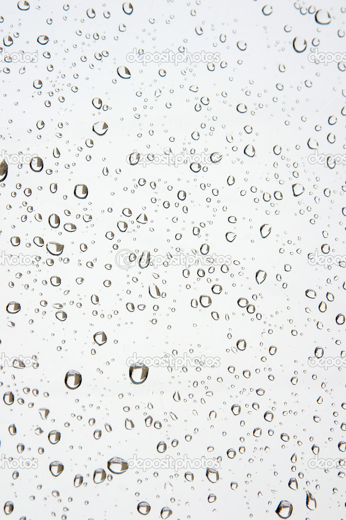 Water drops on the window. Abstract background