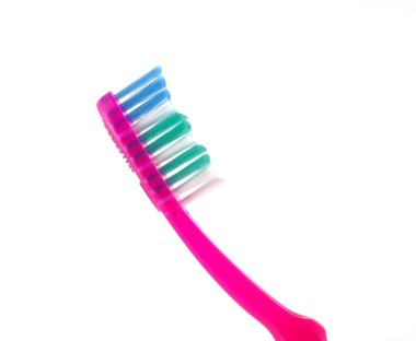 üzerine beyaz diş fırçası