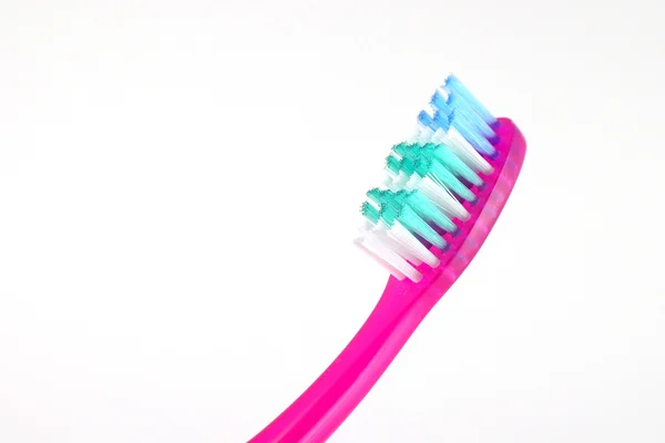 Brosse à dents sur blanc — Photo