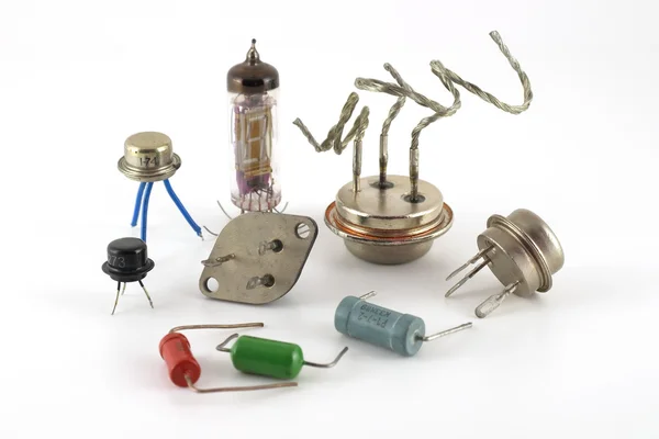 Old electonics components — Stock Photo, Image