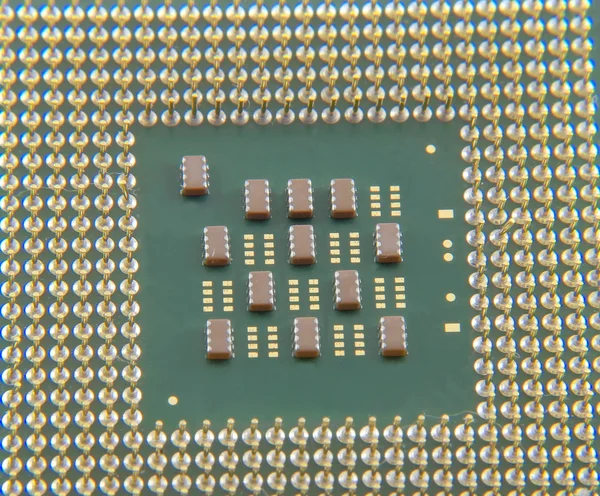Microprocessor for computer — Stock Photo, Image