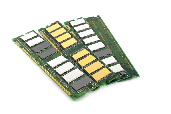 Memory chips for computer — Stock Photo, Image