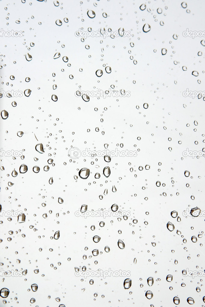 Water drops on the window. Abstract background