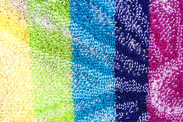 Kolor ręcznik makro tekstury — Zdjęcie stockowe