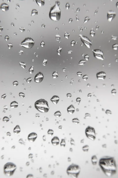 Gotas de chuva na janela — Fotografia de Stock