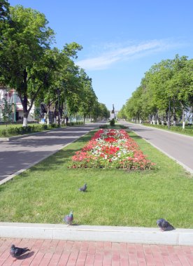 quay içinde şehir samara volga Nehri üzerinde göster