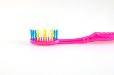 üzerine beyaz diş fırçası