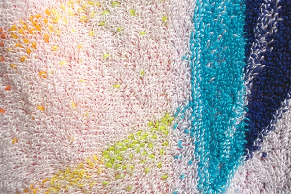 Color towel macro texture — Stock Photo, Image