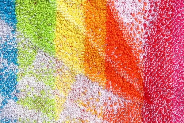 Color towel macro texture — Stock Photo, Image