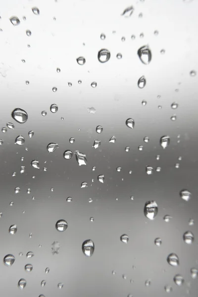 Gotas de chuva na janela — Fotografia de Stock