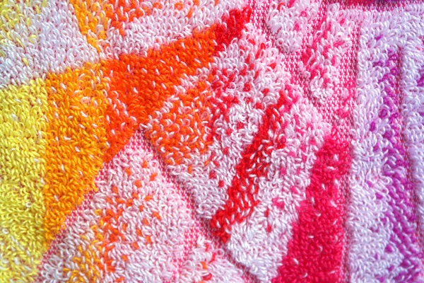 Texture macro serviette de couleur. Contexte abstrait — Photo