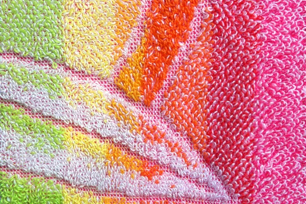Colore asciugamano macro texture — Foto Stock
