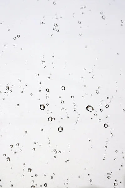 Капли дождя на окне Стоковое Фото