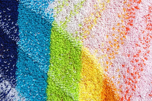 Color towel macro texture — Stock Photo, Image