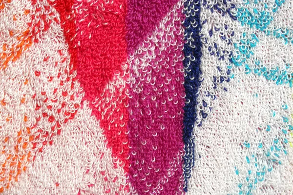 Color towel macro texture — Stock Photo, Image