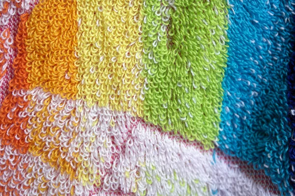 Color towel macro texture — Stock Photo, Image