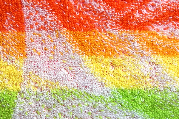 Макротекстура цветного полотенца — стоковое фото