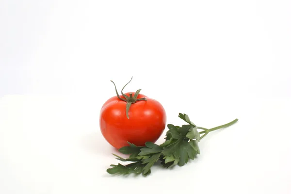 Pomodoro con prezzemolo — Foto Stock