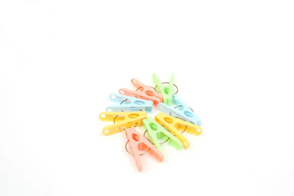 Color clothes-pegs — Stock Photo, Image