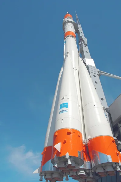 Cohete Soyuz en la ciudad de Samara Imagen De Stock