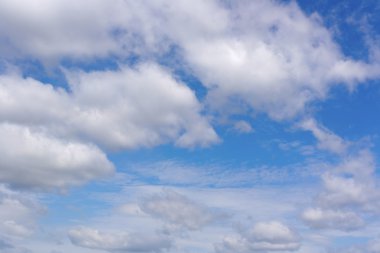 Güzel mavi gökyüzü