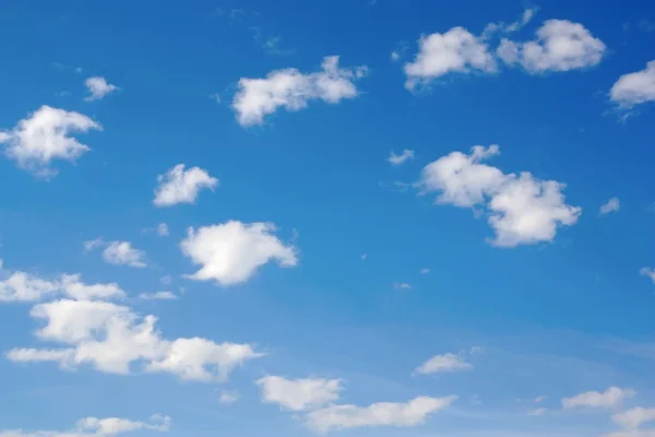 Beautiful blue sky with clouds — Stock Photo, Image