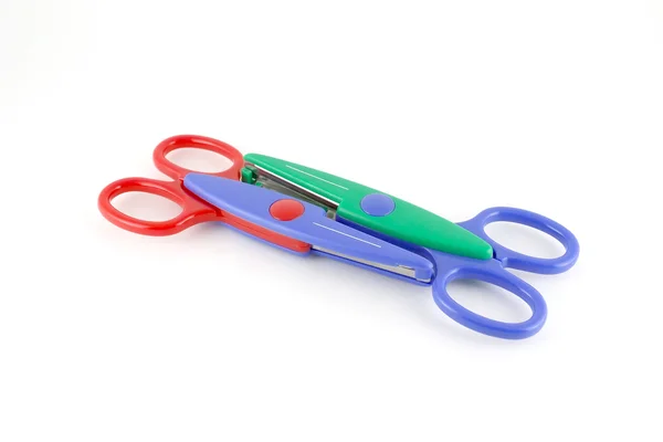 Two color scissors — Stock Photo, Image
