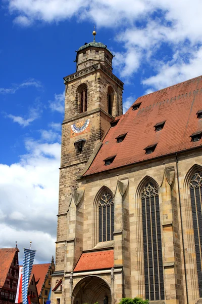 St. Georgskirche, Dinkelsbühl — Stockfoto