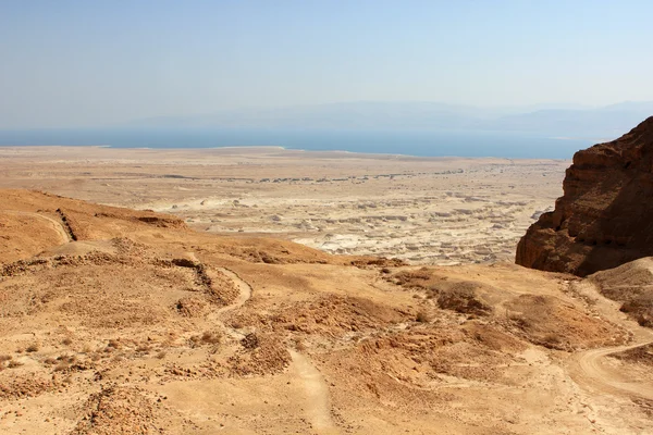 Blick von masada, israel — Stockfoto