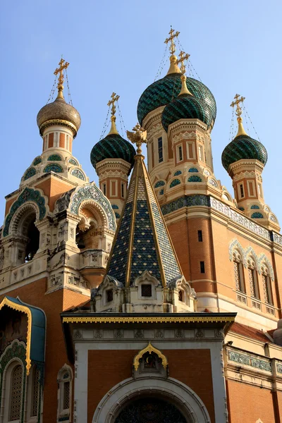 St. Nicholas Orthodox Cathedral, Nice — Stock Photo, Image