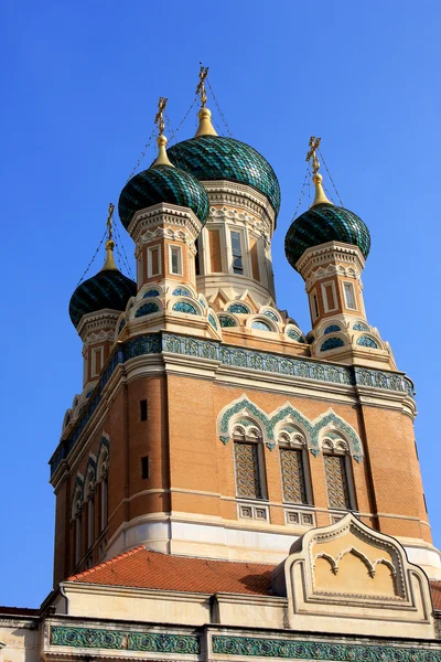 Catedral ortodoxa de San Nicolás, Niza — Foto de Stock