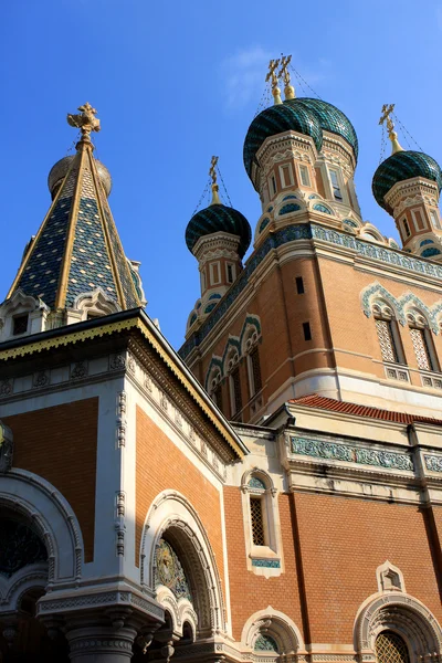 St. Nicholas Orthodox Cathedral, Nice — Stock Photo, Image