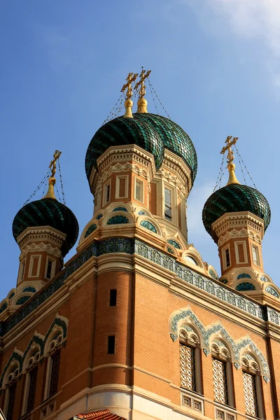 St. Nicholas Orthodox Cathedral, Nice — Stock Photo, Image