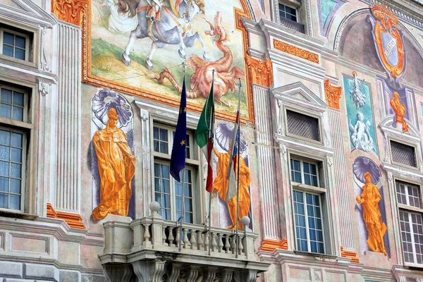 Παλάτι του Αγίου Γεωργίου στη Γένοβα, Ιταλία Royalty Free Φωτογραφίες Αρχείου