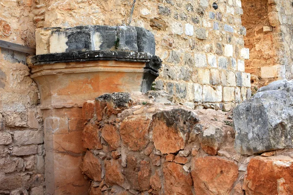 Ερείπια του κάστρου monfort, Ισραήλ — Φωτογραφία Αρχείου