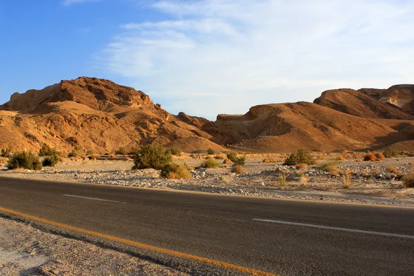 Çölde yol — Stok fotoğraf