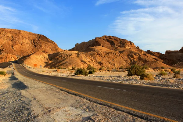 Çölde yol — Stok fotoğraf