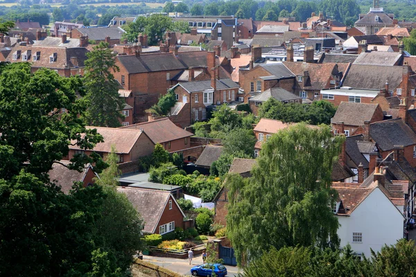 Vista do castelo de Warwick — Fotografia de Stock