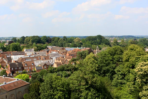 Vista desde el castillo de Warwick — Foto de Stock