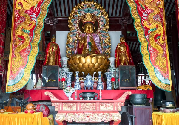 Świątynia Buddy w miejscowości zhouzhuang — Zdjęcie stockowe