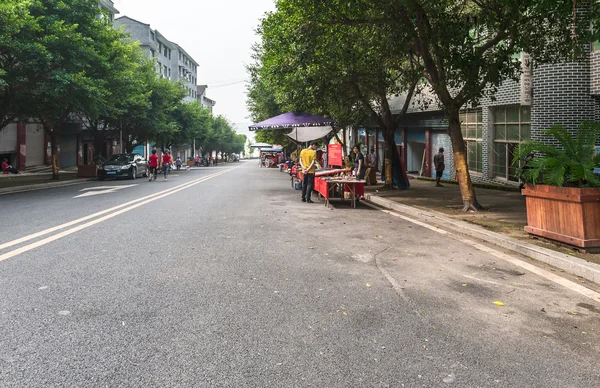 Ruas chinesas na cidade — Fotografia de Stock