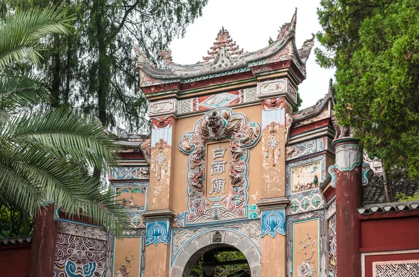 Çin taş duvar dekorasyonu — Stok fotoğraf