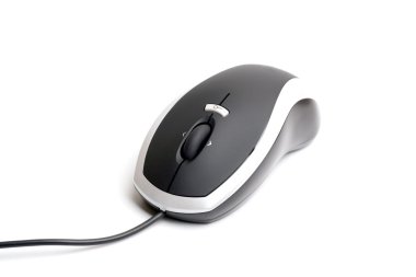 Beyaz arka plan üzerinde izole lazer fare.