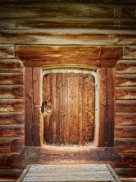 木造扉 — ストック写真